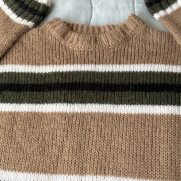 Urban Outfitters Oversized Crew Neck Long Sleeve Striped Pullover Sweater - Picture 2 of 7